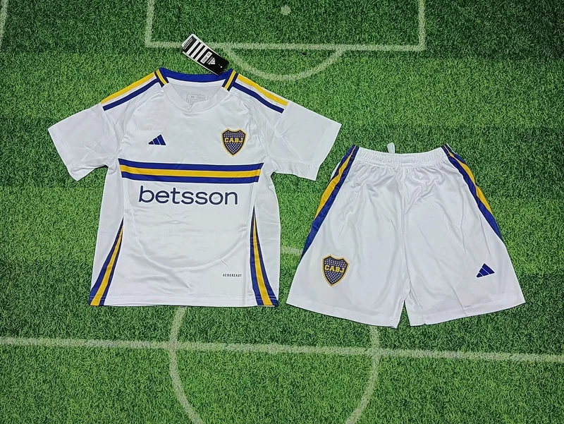 24-25 Boca Juniors away kid soccer jersey