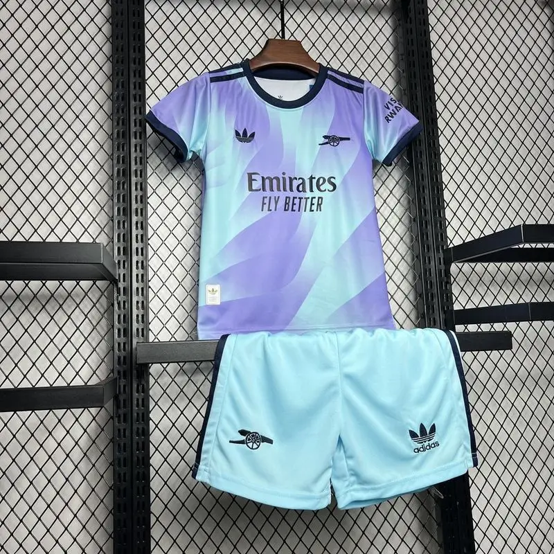 24-25 Arsenal Third Away kids kit football jersey