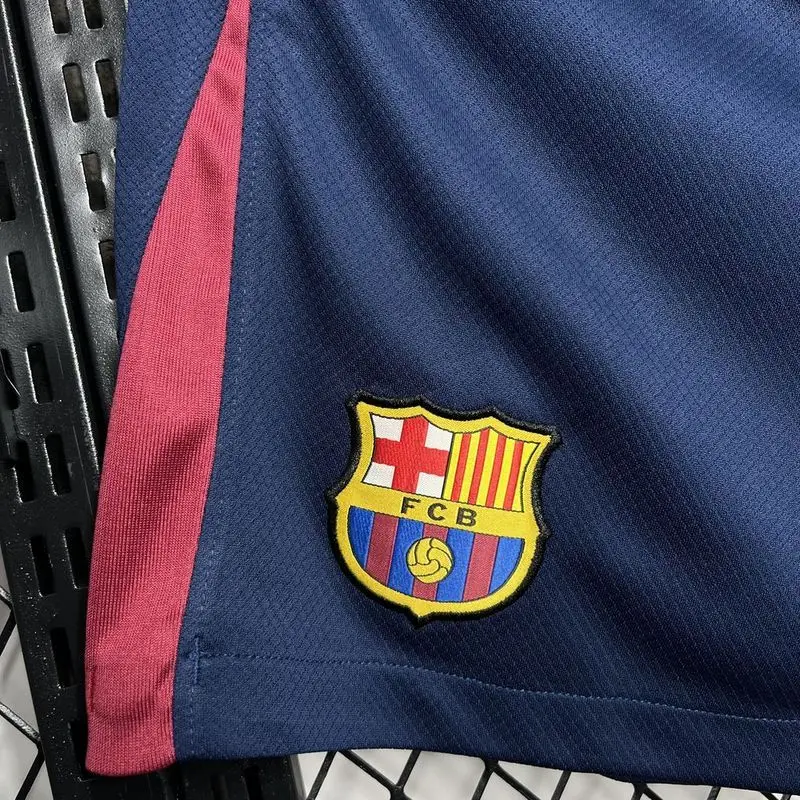 24-25 Barcelona home soccer shorts