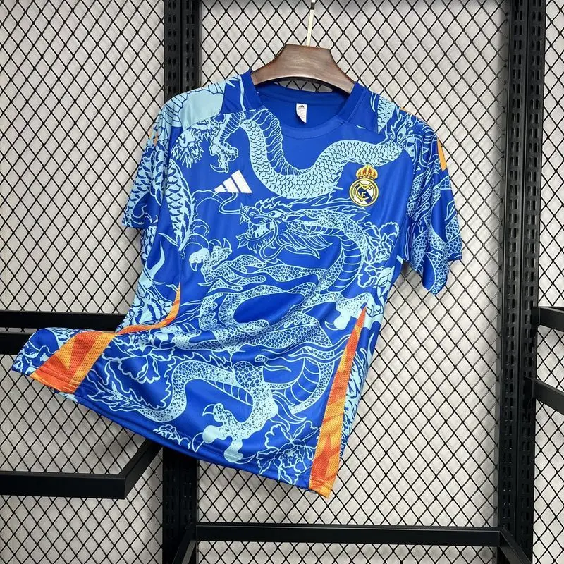 24-25 Real Madrid Blue Dragon Special Edition football Jersey