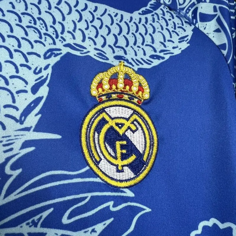 24-25 Real Madrid Blue Dragon Special Edition football Jersey