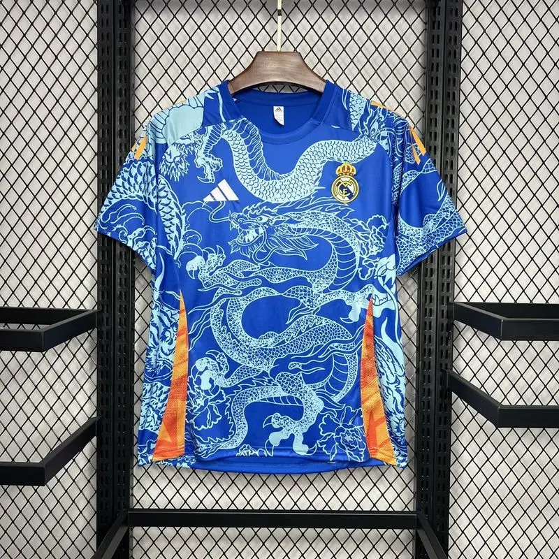 24-25 Real Madrid Blue Dragon Special Edition football Jersey