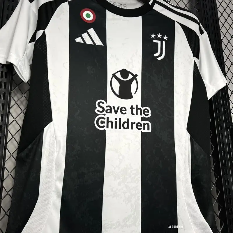 24-25 Juventus home jersey with Sponsor 