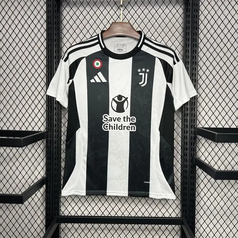 24-25 Juventus home jersey with Sponsor 