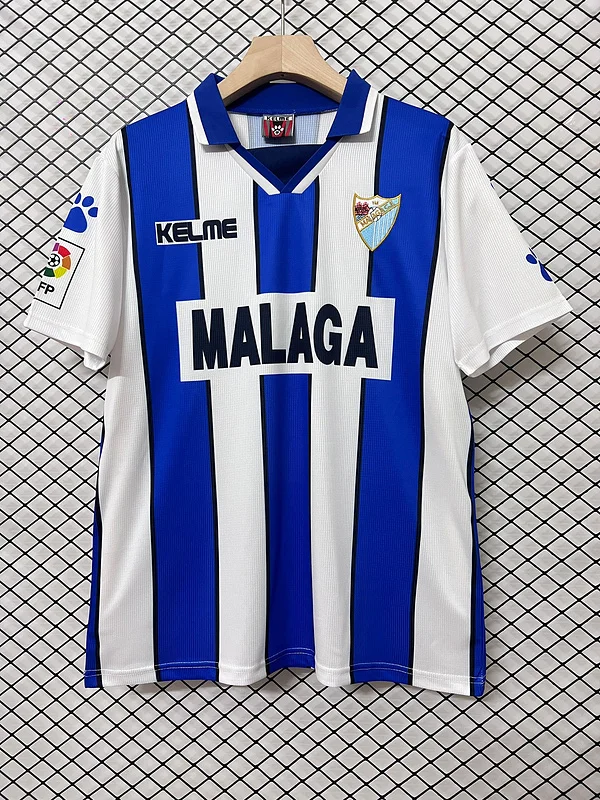 98-99 Malaga home retro soccer jersey