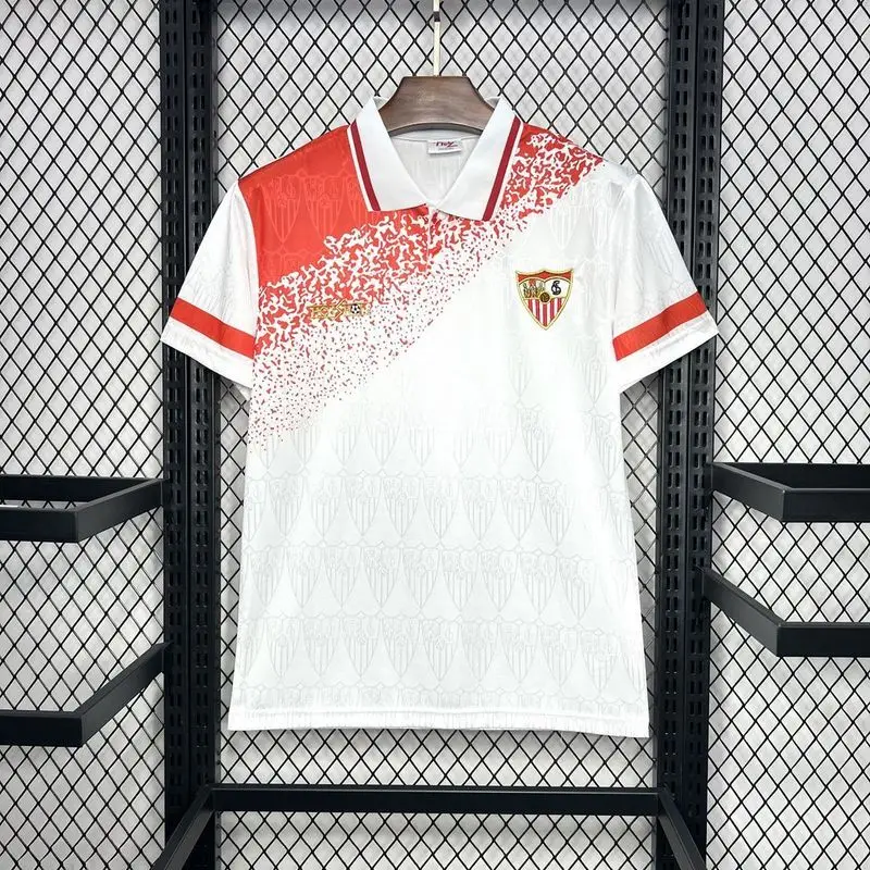 93-94 Sevilla FC Home Retro soccer Jersey