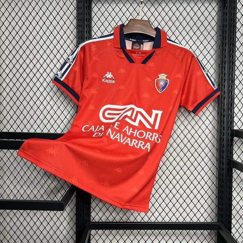 96-97 Osasuna home retro soccer jersey