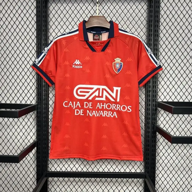 96-97 Osasuna home retro soccer jersey