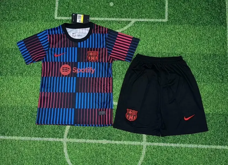 24-25 Barcelona special kid soccer jersey