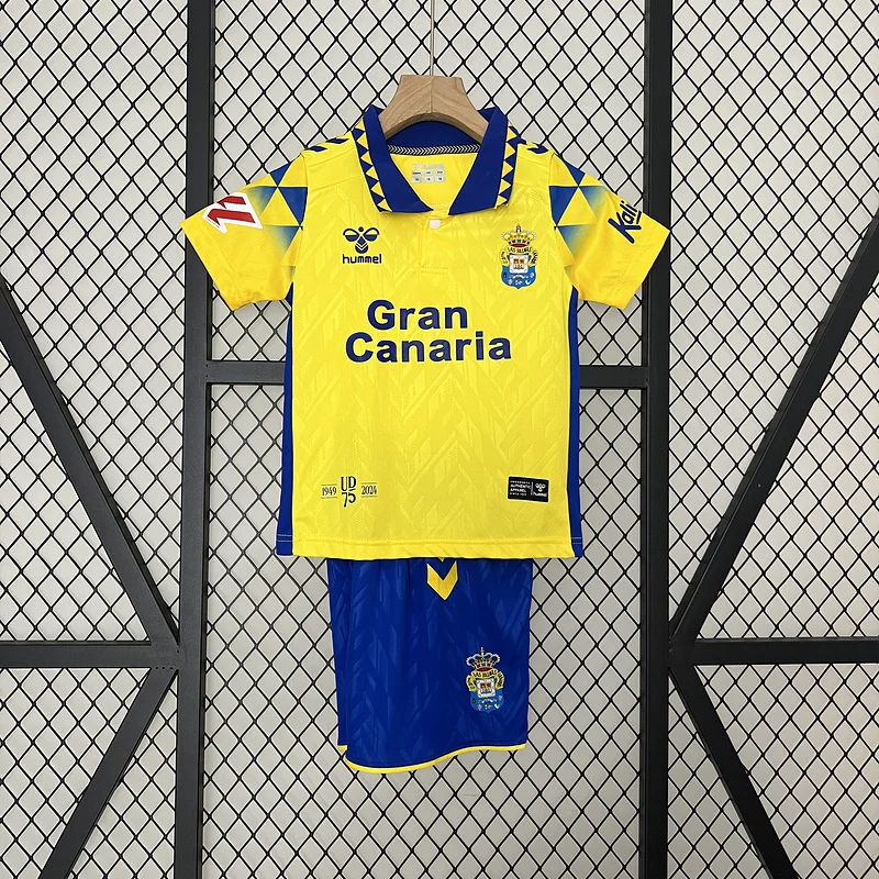 24-25 Las Palmas home kids soccer jersey