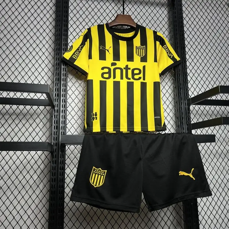 24-25 Penarol home kids soccer jersey