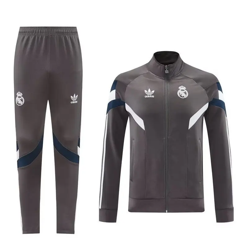 24-25 Real Madrid gray jacket tracksuit