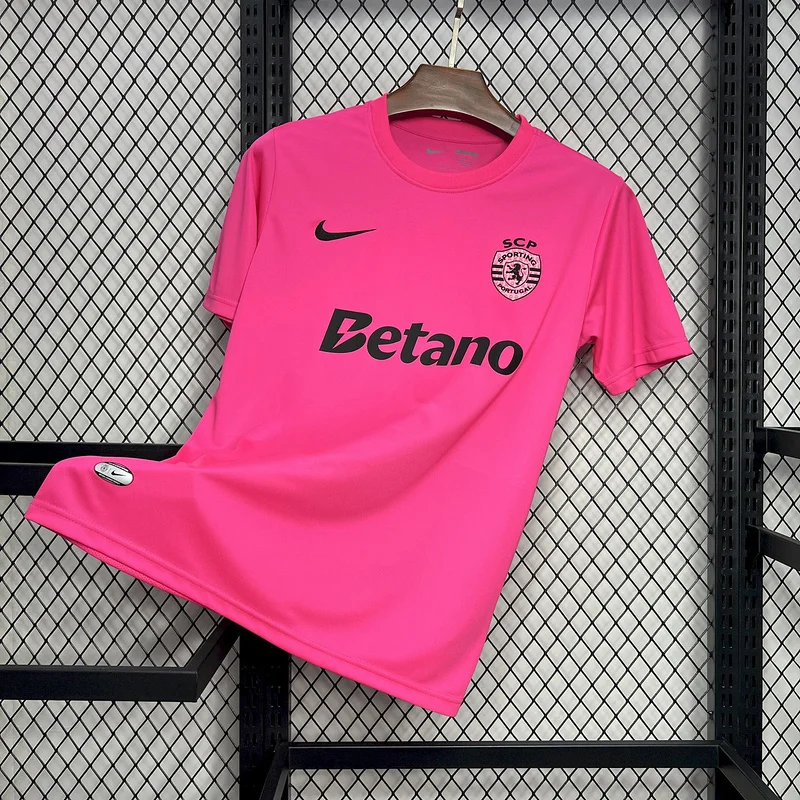 24-25 Sporting Lisbon Pink October soccer Jersey