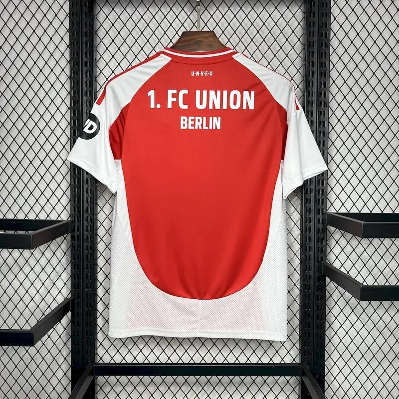 24-25 Union Berlin home soccer jersey