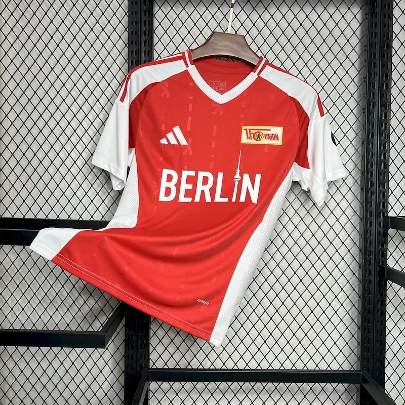 24-25 Union Berlin home soccer jersey