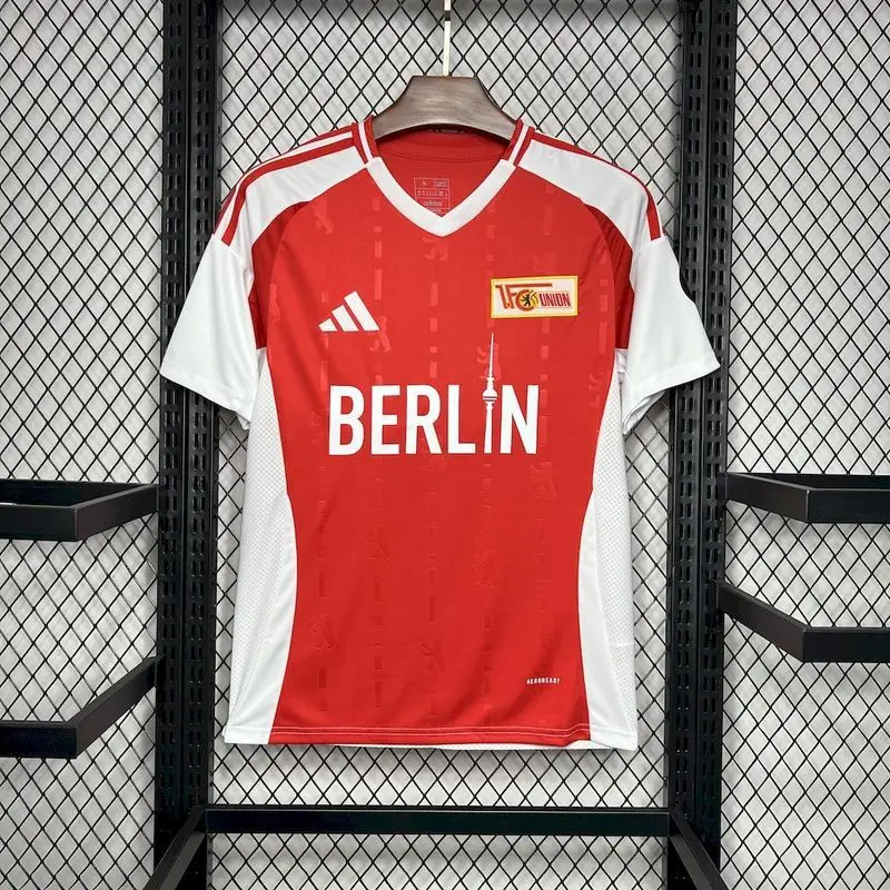 24-25 Union Berlin home soccer jersey