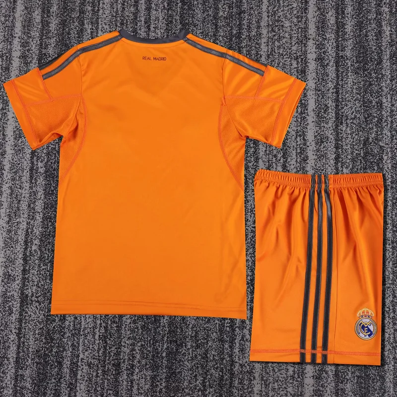 13-14 Real Madrid third away retro kids soccer jersey