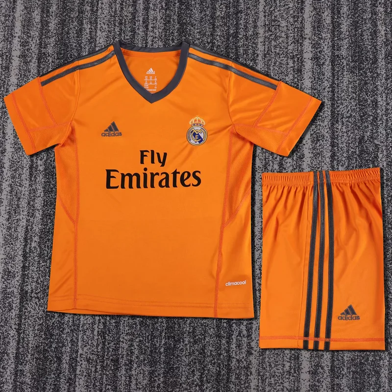 13-14 Real Madrid third away retro kids soccer jersey