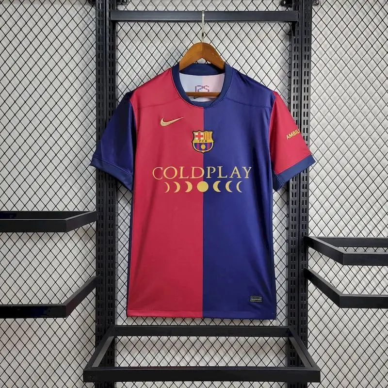 24-25 Barcelona Local Sponsor Coldplay football jersey