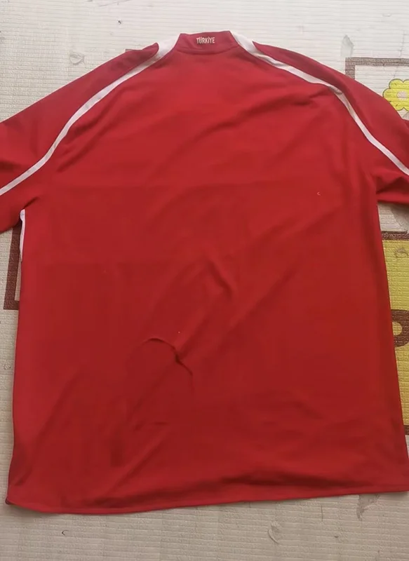 2008 Turkey home retro soccer jersey