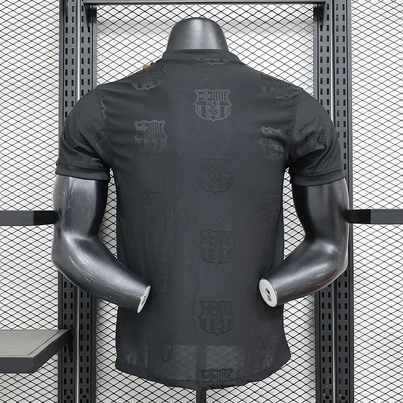 24-25 Barcelona black special player version soccer jersey