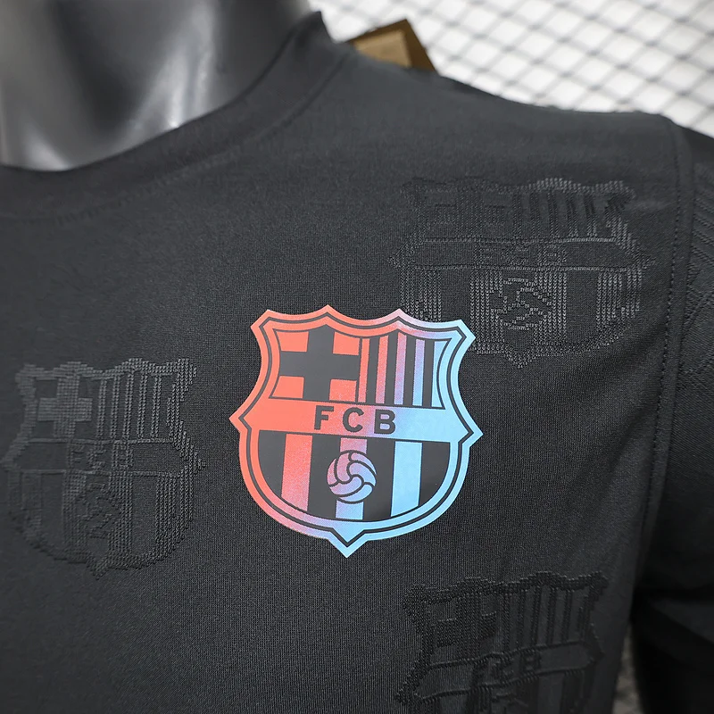 24-25 Barcelona black special player version soccer jersey