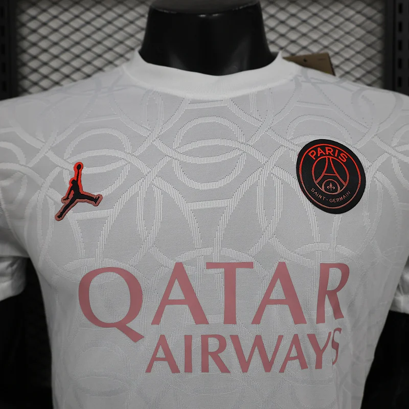 24-25 PSG white special player version soccer  jersey