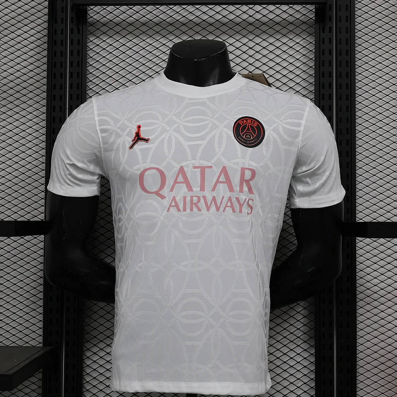 24-25 PSG white special player version soccer  jersey