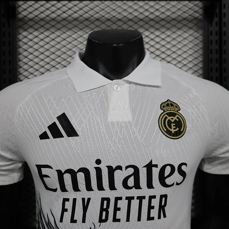 24-25 Real Madrid white dragon player version soccer jersey