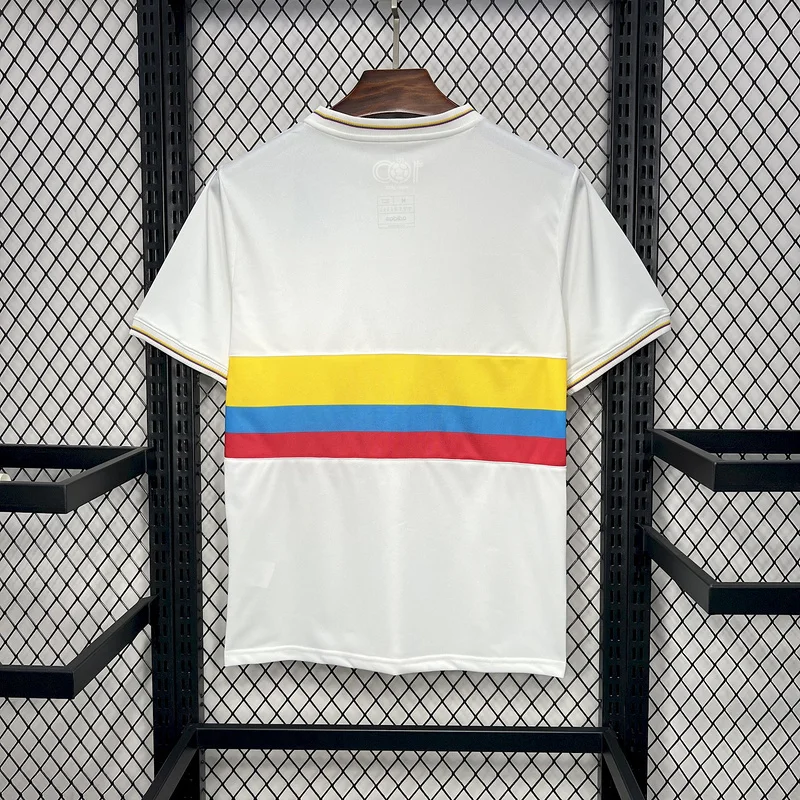 2024 Colombia 100th white football jersey