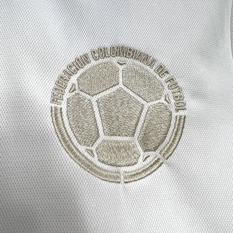 2024 Colombia 100th white football jersey