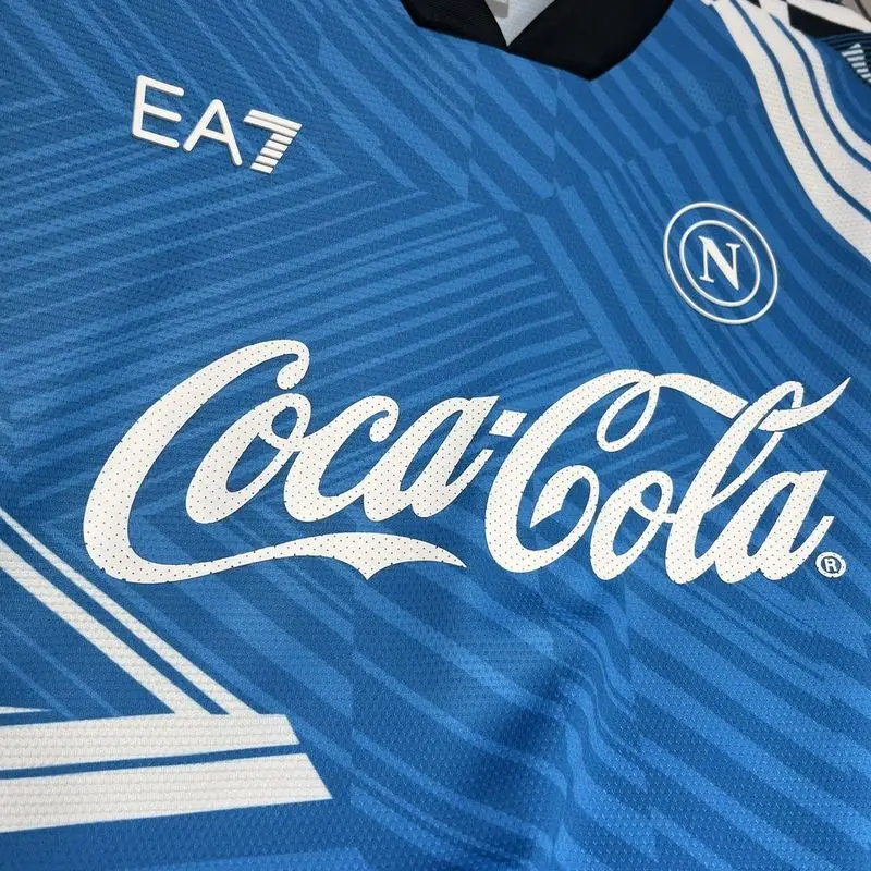 24-25 Napoli Coca-Cola Joint edition football Jersey