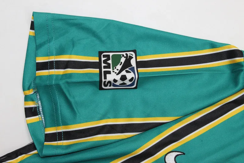 1999 LA GALAXY away green retro soccer jersey