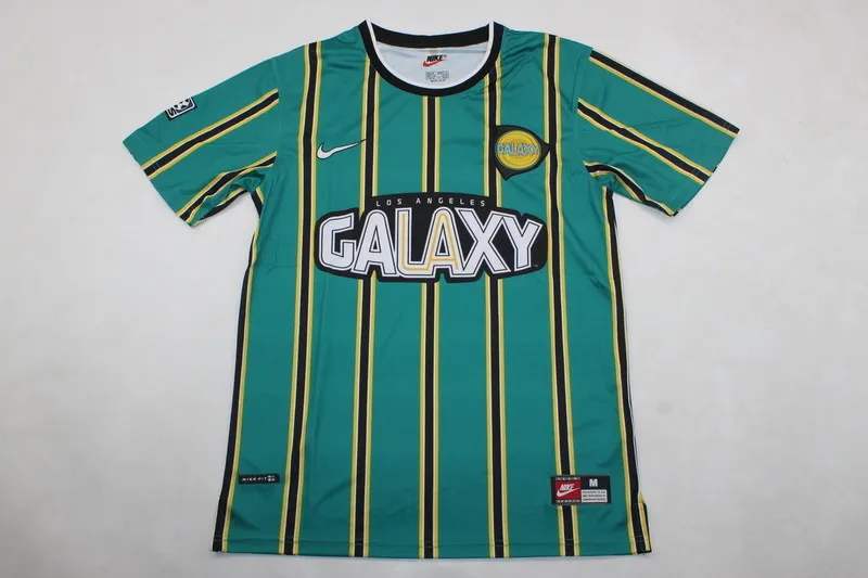 1999 LA GALAXY away green retro soccer jersey