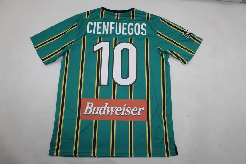 1999 LA GALAXY away green retro soccer jersey