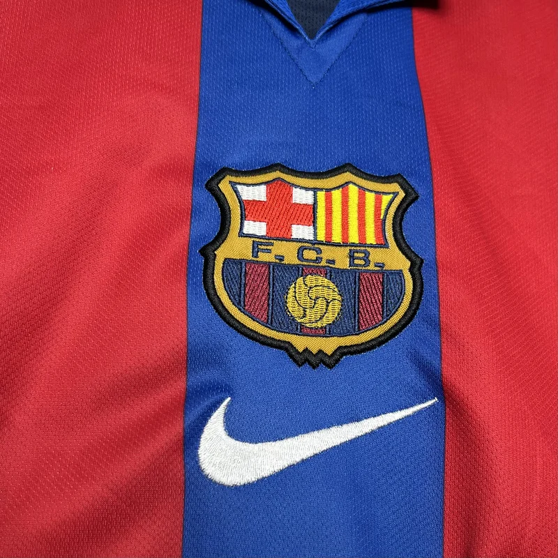 04-05 Barcelona home retro football jersey