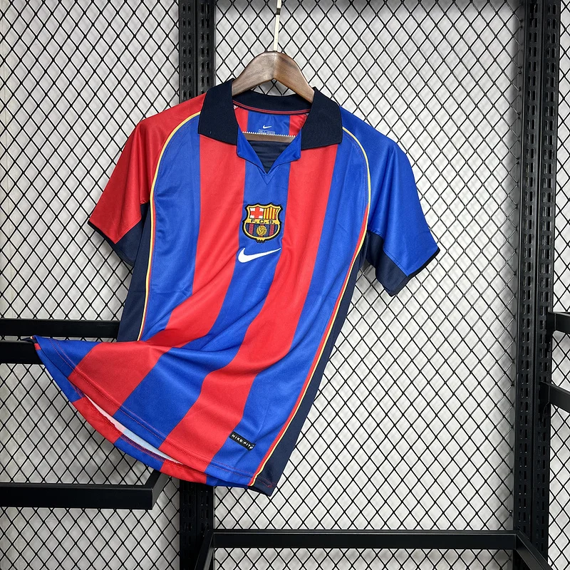 04-05 Barcelona home retro football jersey