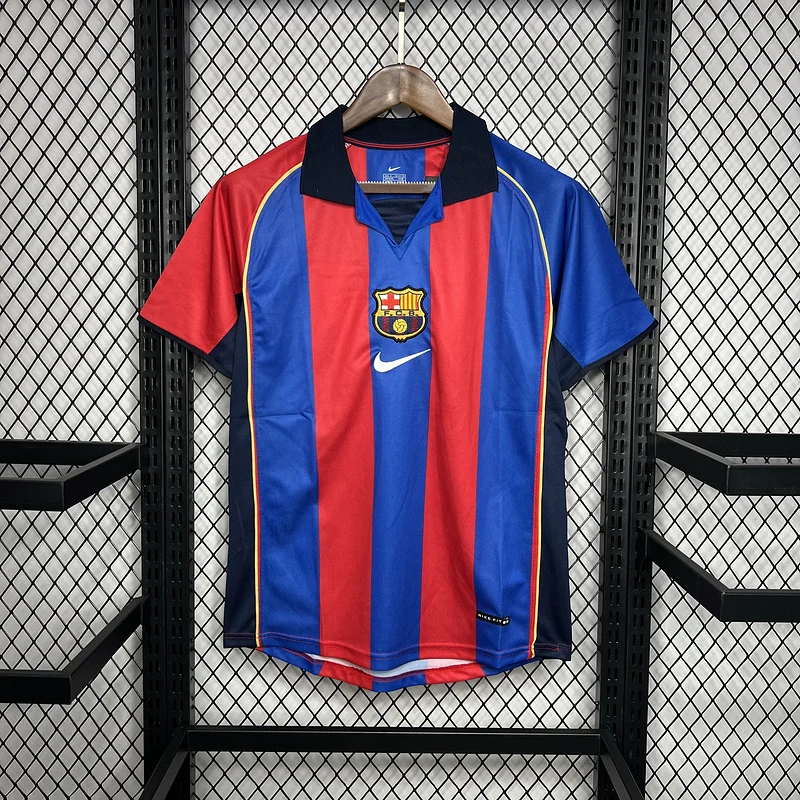 04-05 Barcelona home retro football jersey