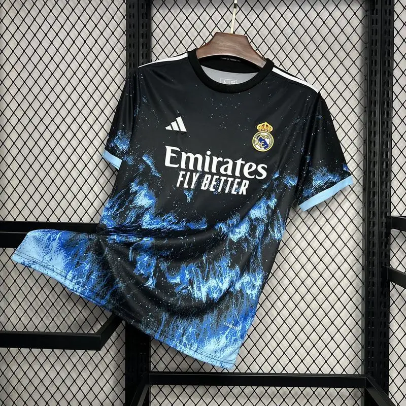 24-25 Real Madrid Ocean Blue Football Jersey