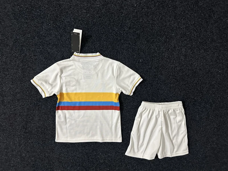 2024 Colombia 100th white kid kit football jersey