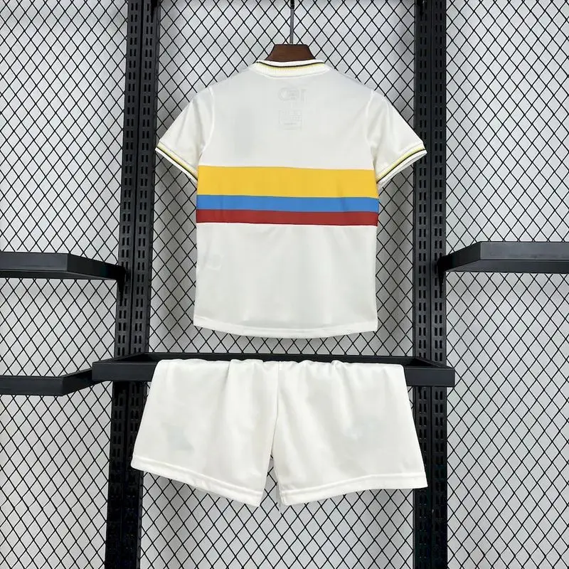 2024 Colombia 100th white kid kit football jersey