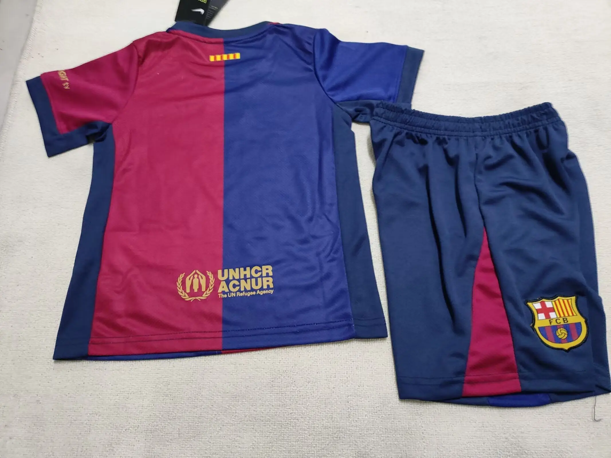 24-25 Barcelona Local Sponsor Coldplay Kids soccer jersey