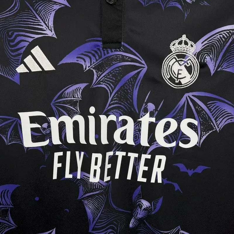 24-25 Real Madrid Purple Bat Special Edition Football Jersey