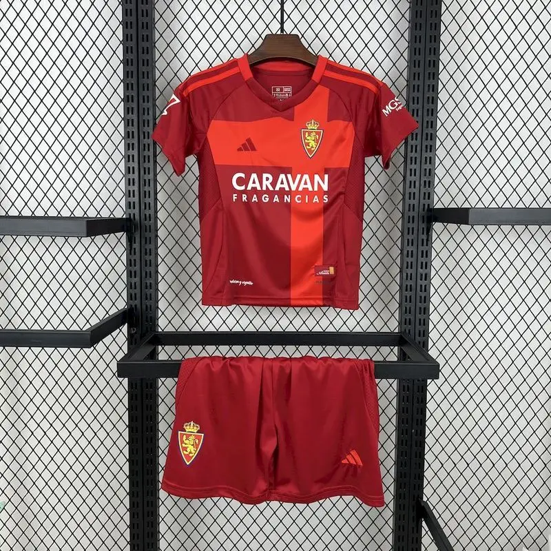 24-25 Real Zaragoza Away Kids Kit football jersey