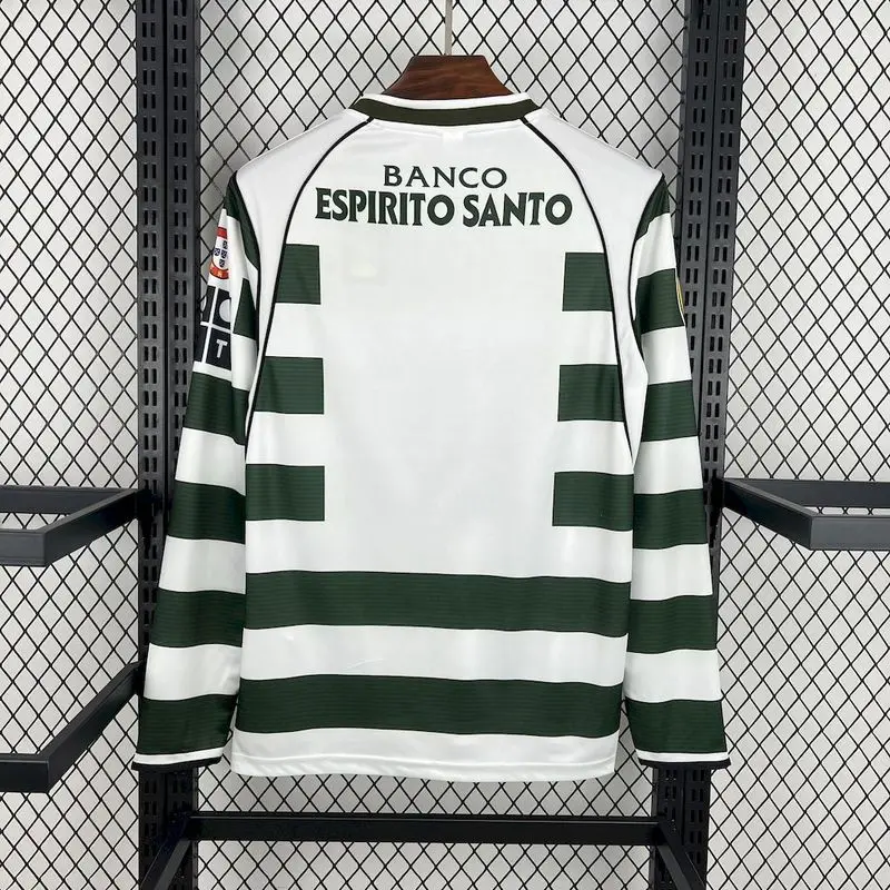 01-03 Sporting Lisbon home long sleeve Jersey