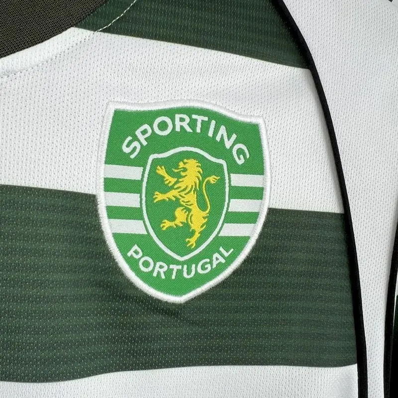 01-03 Sporting Lisbon home long sleeve Jersey