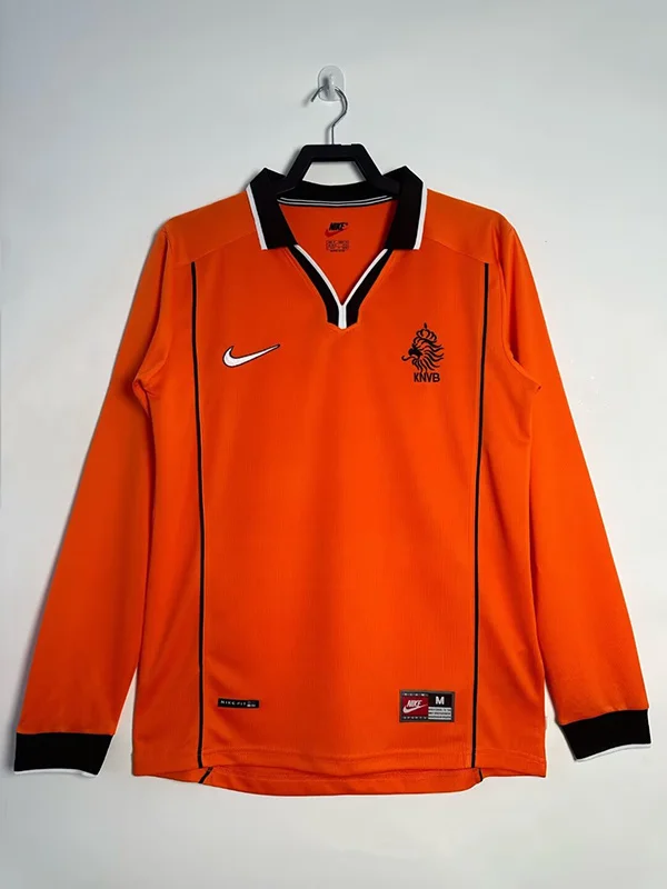 1998 Netherlands home retro long sleeve jersey