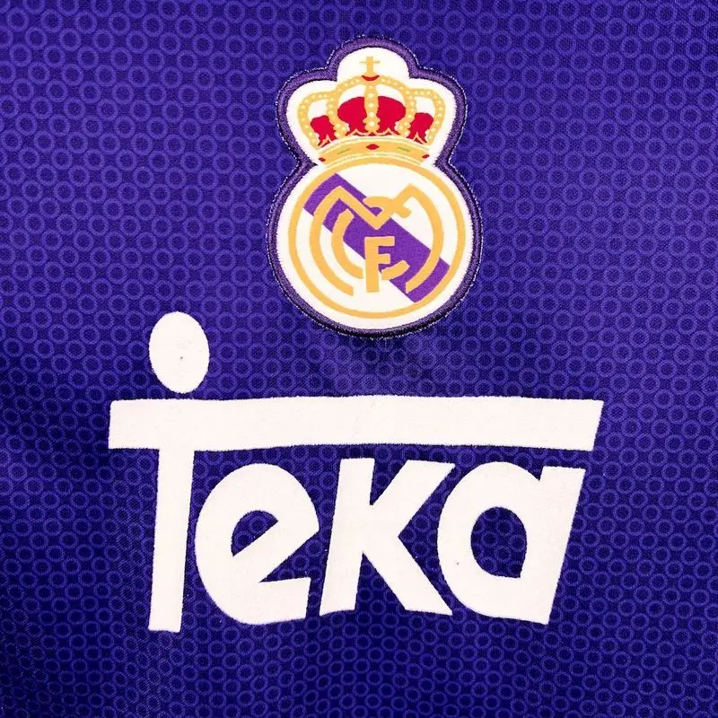 97-98 Retro Real Madrid Away football Jersey