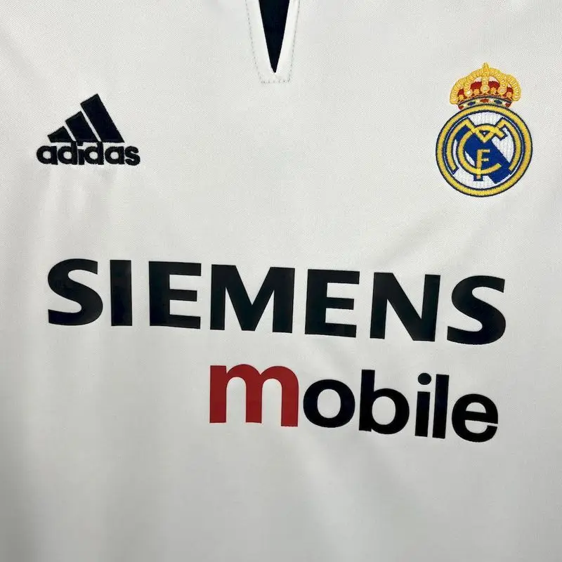 03-04 Real Madrid Home Retro football Jersey