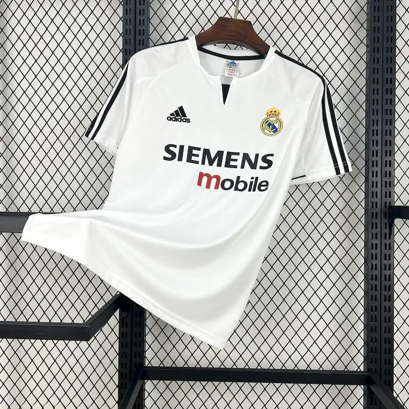 03-04 Real Madrid Home Retro football Jersey